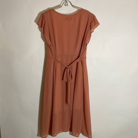 Forever 21 Plus Size Peachy Rose Pink Dress 3X #457 - Picture 8 of 12